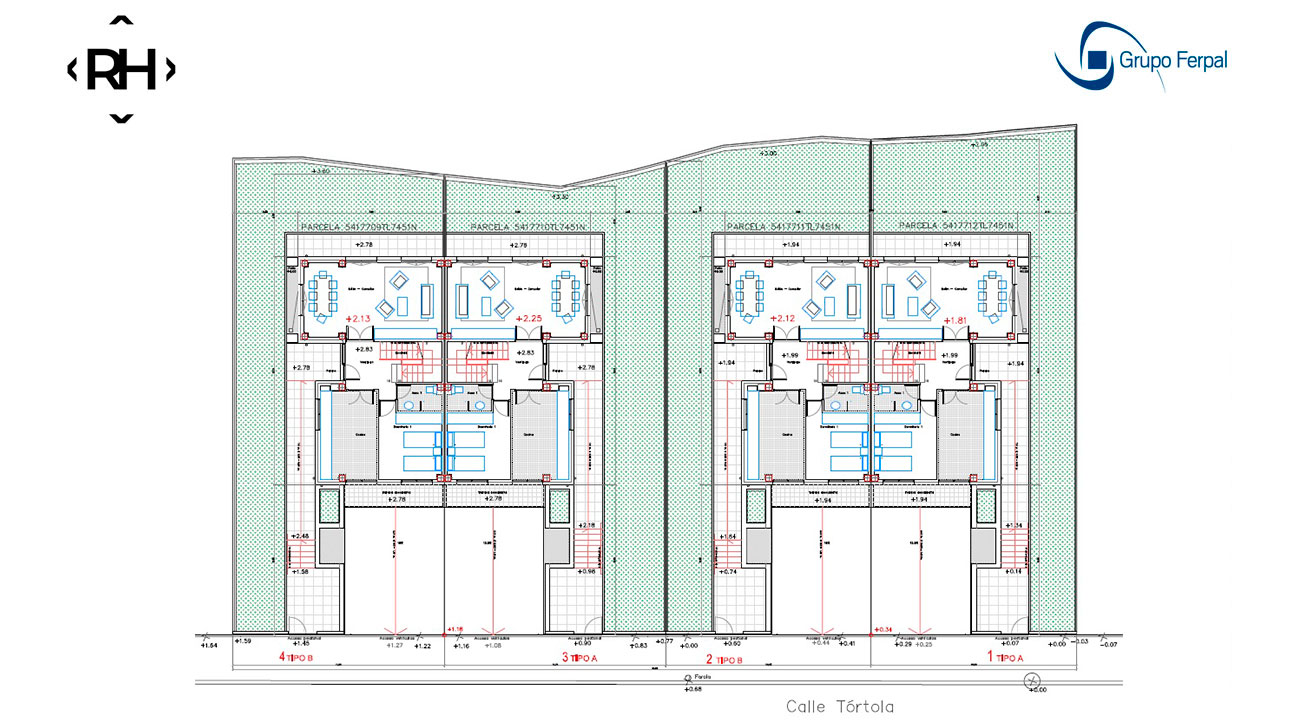 Plano de viviendas residencial helmantico 2ª fase